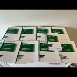 New 2021 CFA Level 1 Schweser Notes study package